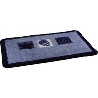 KLEINE WOLKE Badteppich »Beach«, LxBxH: 100x60x2 cm - blau von KLEINE WOLKE