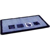 KLEINE WOLKE Badteppich »Beach«, LxBxH: 120x70x2 cm - blau von KLEINE WOLKE