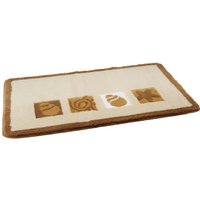 KLEINE WOLKE Badteppich »Beach«, LxBxH: 120x70x2 cm - braun von KLEINE WOLKE