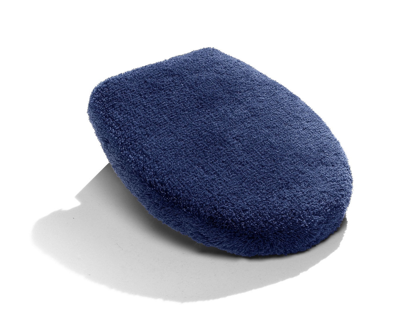 Kleine Wolke Badgarnitur in Table Tuft Qualität, Größe 112 (WC-Deckelbezug, 47/ 50 cm), Blau von KLEINE WOLKE