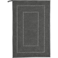 Kleine Wolke - Badteppich Nico anthrazit Polyester 50 x 80 cm Badvorleger, Teppiche & Toilettensitzabdeckungen von KLEINE WOLKE