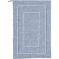 Kleine Wolke - Badteppich Nico stahlblau Polyester 50 x 80 cm Badvorleger, Teppiche & Toilettensitzabdeckungen von KLEINE WOLKE