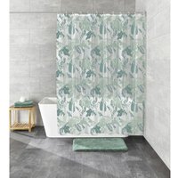 Kleine Wolke Duschvorhang Philo Grün 180x200cm von KLEINE WOLKE