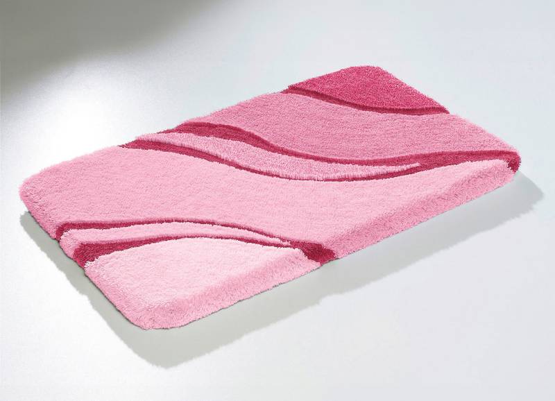 Moderne Badgarnitur von Kleine Wolke, Größe 102 (Teppich, 60x100 cm), Rosa von KLEINE WOLKE