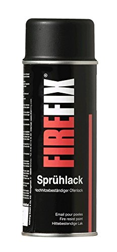 FIREFIX 2012 Ofenlack 400 ml Sprühdose Senotherm®-Lack, hitzebeständig bis 600 °C, dunkelgrau von FIREFIX