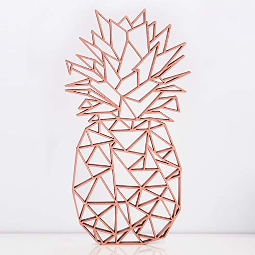 KLEINLAUT 3D-Origami, Ananas, 16,0 x 30 cm (L), Braun von KLEINLAUT