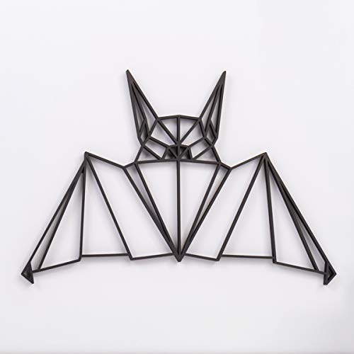 KLEINLAUT 3D-Origami, Fledermaus, 50 x 33,9 cm (XL), Lila von KLEINLAUT