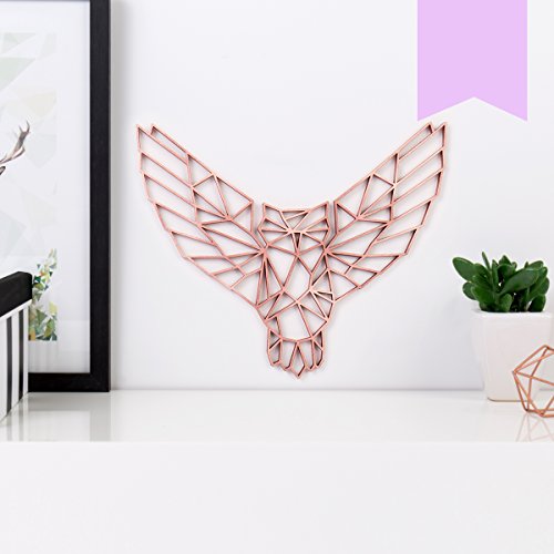 KLEINLAUT 3D-Origami, Eule, 20 x 16,5 cm (M), Pastell Lila von KLEINLAUT