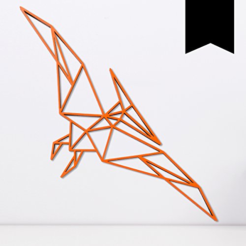 KLEINLAUT 3D-Origami, Pterodactylus, 50 x 23 cm (XL), Schwarz von KLEINLAUT