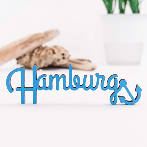 KLEINLAUT 3D-Schriftzug Hamburg in Größe: 25 x 7,3 cm - Dekobuchstaben - 32 Farben zur Wahl - Gold KLEINLAUT 3D-Schriftzug Hamburg in Größe: 25 x 7,3 cm - Dekobuchstaben - 32 Farben zur Wahl - Gold von KLEINLAUT