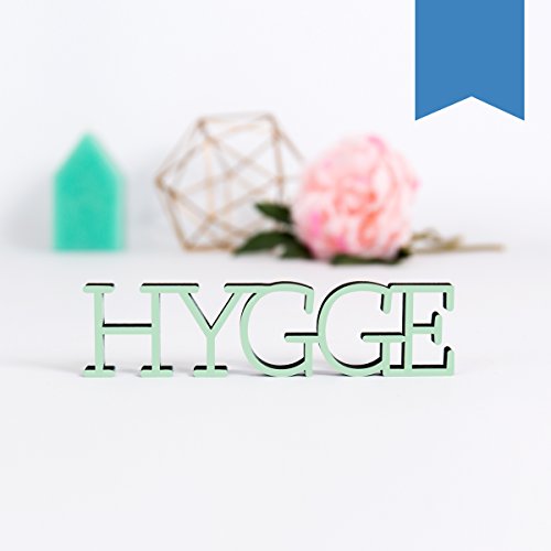 KLEINLAUT 3D-Schriftzug Hygge in Größe: 10 x 2,5 cm - Dekobuchstaben - 32 Farben zur Wahl - Hellblau KLEINLAUT 3D-Schriftzug Hygge in Größe: 10 x 2,5 cm - Dekobuchstaben - 32 Farben zur Wahl - Hellblau von KLEINLAUT