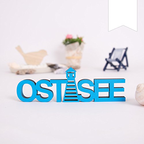 KLEINLAUT 3D-Schriftzug Ostsee in Größe: 15 x 4,8 cm - Dekobuchstaben - 32 Farben zur Wahl - Weiß KLEINLAUT 3D-Schriftzug Ostsee in Größe: 15 x 4,8 cm - Dekobuchstaben - 32 Farben zur Wahl - Weiß von KLEINLAUT