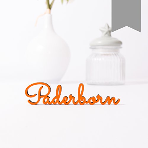 KLEINLAUT 3D-Schriftzug Paderborn in Größe: 10 x 2,4 cm - Dekobuchstaben - 32 Farben zur Wahl - Grau KLEINLAUT 3D-Schriftzug Paderborn in Größe: 10 x 2,4 cm - Dekobuchstaben - 32 Farben zur Wahl - Grau von KLEINLAUT
