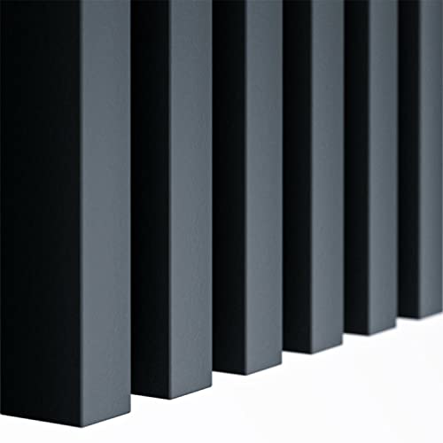 KLEMP CLASSIC Lamellenwand aus MDF 30x40 mm, vertikale oder horizontale Decken- oder Wandverkleidung, Holzpaneele für Wand und Decke, für Flur, Schlaf- oder Wohnzi mmer 17er-set Anthrazit von KLEMP