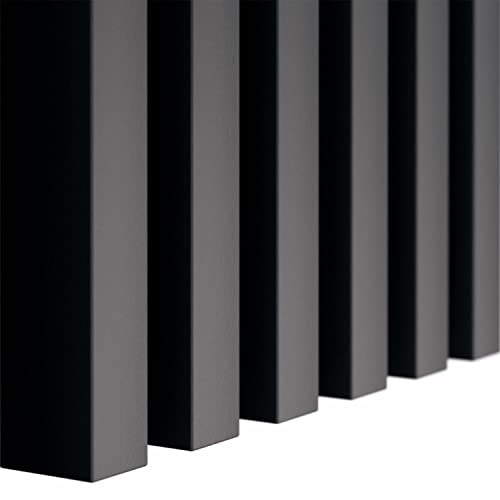 KLEMP CLASSIC Lamellenwand aus MDF 30x40 mm, vertikale oder horizontale Decken- oder Wandverkleidung, Holzpaneele für Wand und Decke, für Flur, Schlaf- oder Wohnzi mmer 17er-set Schwarz Matt KLEMP CLASSIC Lamellenwand aus MDF 30x40 mm, vertikale oder horizontale Decken- oder Wandverkleidung, Holzpaneele für Wand und Decke, für Flur, Schlaf- oder Wohnzi mmer 17er-set Schwarz Matt von KLEMP