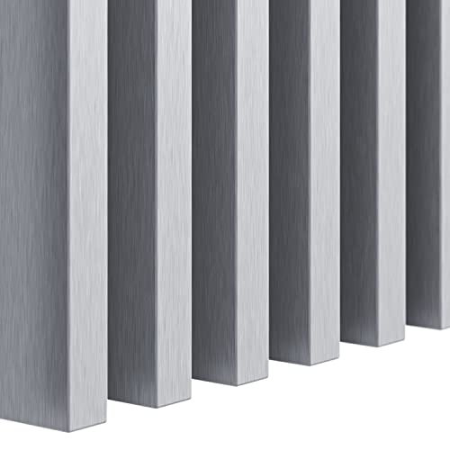 KLEMP CLASSIC Lamellenwand aus MDF 30x40 mm, vertikale oder horizontale Decken- oder Wandverkleidung, Holzpaneele für Wand und Decke, für Flur, Schlaf- oder Wohnzi mmer 17er-set Silber Gebürstet KLEMP CLASSIC Lamellenwand aus MDF 30x40 mm, vertikale oder horizontale Decken- oder Wandverkleidung, Holzpaneele für Wand und Decke, für Flur, Schlaf- oder Wohnzi mmer 17er-set Silber Gebürstet von KLEMP