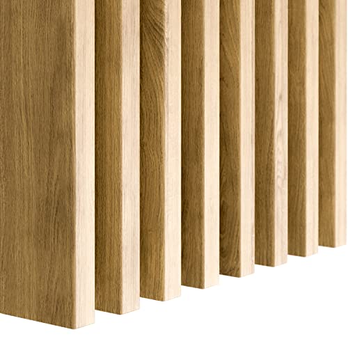 KLEMP Musterset mit Farben für Wandlamellen, Freistehende Lamellenwand aus MDF 22x70 mm, zur Überprüfung der Furnierfarben … von KLEMP