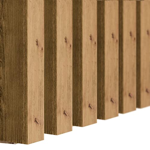 KLEMP CLASSIC Lamellenwand aus MDF 30x40 mm, vertikale oder horizontale Decken- oder Wandverkleidung, Holzpaneele für Wand und Decke, für Flur, Schlaf- oder Wohnzi mmer 17er-set Artisan Eiche von KLEMP