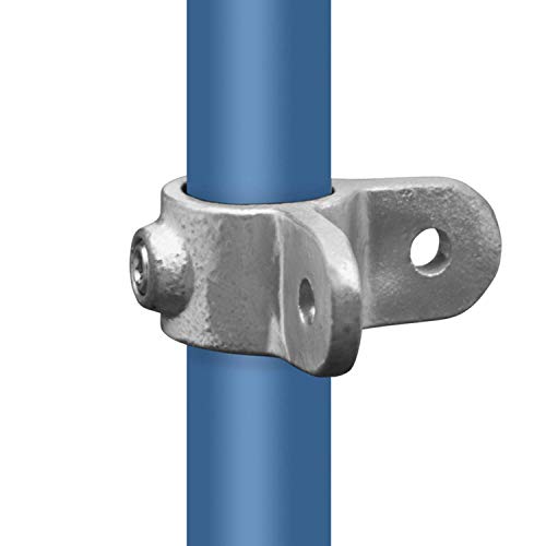 Klemp - Gelenk-Stück/Gelenk-Verbinder, 90°, beidseitig, Rohrverbinder, Temperguss galvanisiert, feuerverzinkt, inkl. Schrauben Typ 40B - 26,9 mm / ¾" von KLEMP