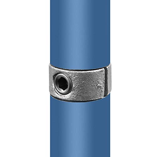 Klemp - Verlängerungs-Stück/Verbindungs-Stück, Innen-Rohrverbinder, Temperguss galvanisiert, feuerverzinkt, inkl. Schrauben Typ 9C - 33,7 mm / 1" von KLEMP