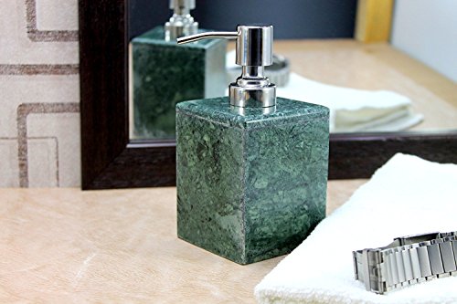 KLEO Marmor Steinseifenspender seifenspender Flüssigseifenspender - luxuriöse Badaccessoires-Kollektion - Marble Stone Soap Dispenser/Lotion Dispenser von KLEO