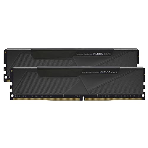 KLEVV BOLT X DDR4 16GB (2x 8GB) 3600MHz CL18 Gaming-Arbeitsspeicher RAM Kit XMP 2.0 Non-RGB Hochleistungs-Übertaktung 18-22-22-42 von KLEVV