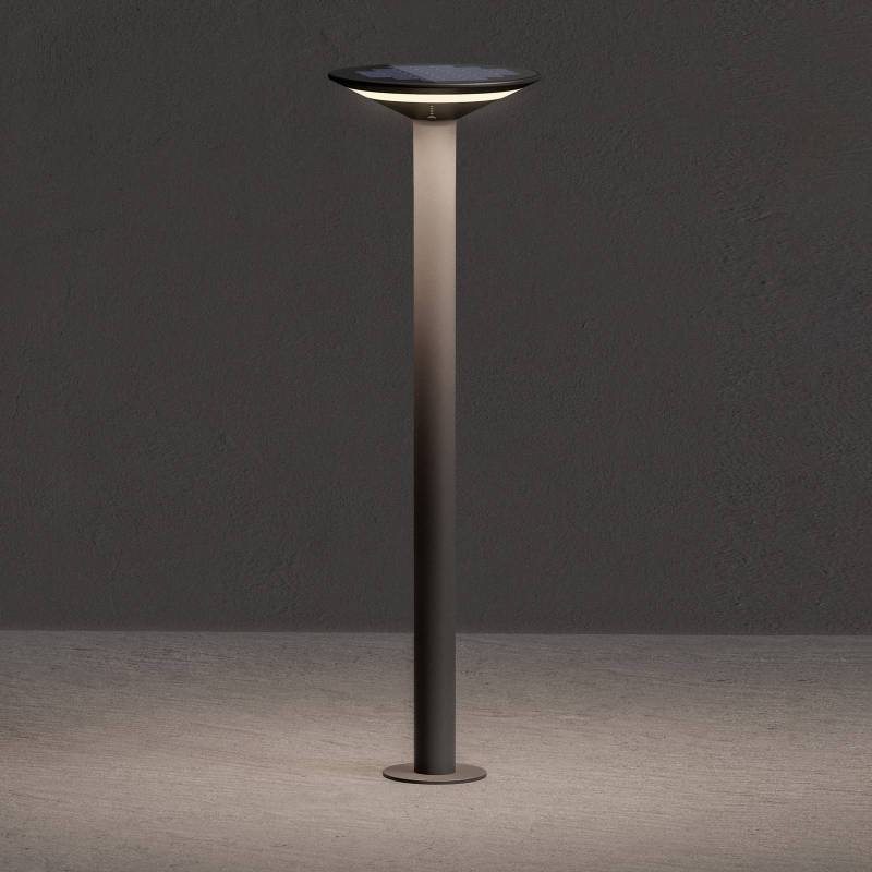 KLEWE LED-Solar-Wegelampe Keope, anthrazit, Höhe 80 cm, IP65 von KLEWE