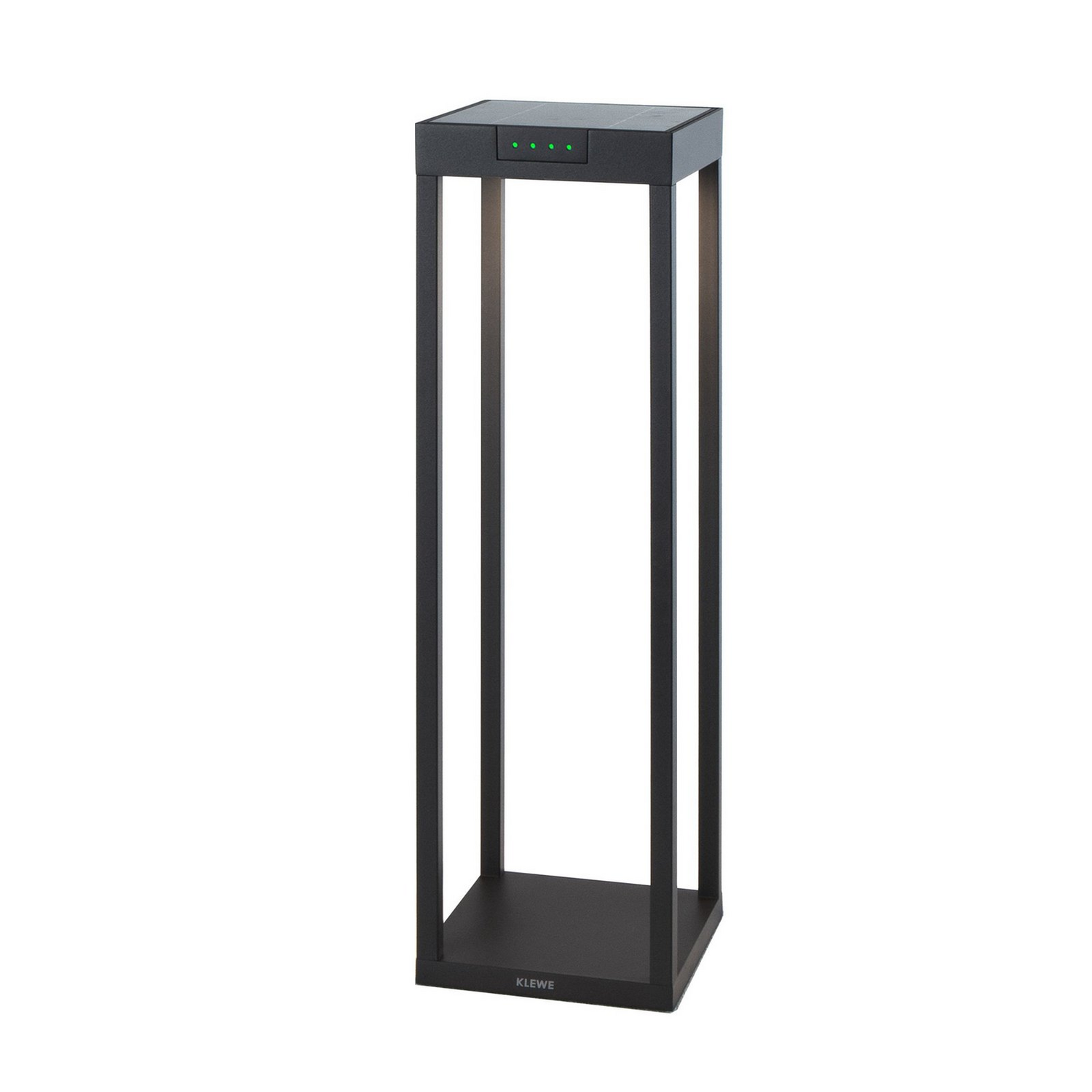 Klewe Led Solarlampe Außenleuchte Gartenlampe Anthrazit 50 Cm Aluminium Ip65 B-Ware von KLEWE