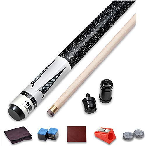 1/2 Pool Billard queue,57Zoll,18-20Unzen Kanadischer Hartahorn Snooker Queues,Irischer Drahtgriff,Geeignet für Pool 8 BALL Snooker Fancy 9 Balls/cue+Accessories / 13mm 1/2 Pool Billard queue,57Zoll,18-20Unzen Kanadischer Hartahorn Snooker Queues,Irischer Drahtgriff,Geeignet für Pool 8 BALL Snooker Fancy 9 Balls/cue+Accessories / 13mm von KLHGBH