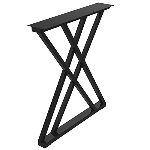 1 Konferenz Tischfuß,X-förmiger Möbelfuß,mit rutschfestem Fußpolster stabilem und schützendem Boden verbreiterter Auflagefläche starker Tragfähigkeit 72cm / Schwarz / 60x72cm 1 Konferenz Tischfuß,X-förmiger Möbelfuß,mit rutschfestem Fußpolster stabilem und schützendem Boden verbreiterter Auflagefläche starker Tragfähigkeit 72cm / Schwarz / 60x72cm von KLHGBH