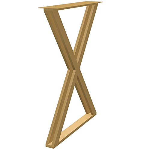 1x 72,5Cm Hohe Stahl-Tischbeine,X-Tischbeine,Starke StabilitäT TragfäHigkeit bis 100Kg Geeignet FüR Alle Arten von DIY-MöBeln/golden / 75x72.5cm 1x 72,5Cm Hohe Stahl-Tischbeine,X-Tischbeine,Starke StabilitäT TragfäHigkeit bis 100Kg Geeignet FüR Alle Arten von DIY-MöBeln/golden / 75x72.5cm von KLHGBH