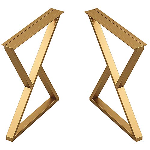 2x 8-FöRmige Tischbeine,Minimalistische MöBelbeine,Stabil und Langlebig Rutschfeste Nahtlos GeschweißTe Metall-Tischbeine/golden / 72x50cm 2x 8-FöRmige Tischbeine,Minimalistische MöBelbeine,Stabil und Langlebig Rutschfeste Nahtlos GeschweißTe Metall-Tischbeine/golden / 72x50cm von KLHGBH