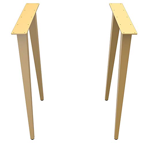 2x Stahl Tischbeine,Schwere Metall Tischbeine,FüR Esstisch,Schreibtisch,Schminktisch,Vier GrößEn ErhäLtlich/golden/L 2x Stahl Tischbeine,Schwere Metall Tischbeine,FüR Esstisch,Schreibtisch,Schminktisch,Vier GrößEn ErhäLtlich/golden/L von KLHGBH
