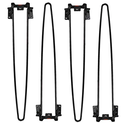 4 Metall-Haarnadelbeine,Klappbare Tischbeine,Eisen,Stark und Langlebig,FüR Kleine Tische,Laptoptische,Couchtische,Esstische/Schwarz / 32cm 4 Metall-Haarnadelbeine,Klappbare Tischbeine,Eisen,Stark und Langlebig,FüR Kleine Tische,Laptoptische,Couchtische,Esstische/Schwarz / 32cm von KLHGBH