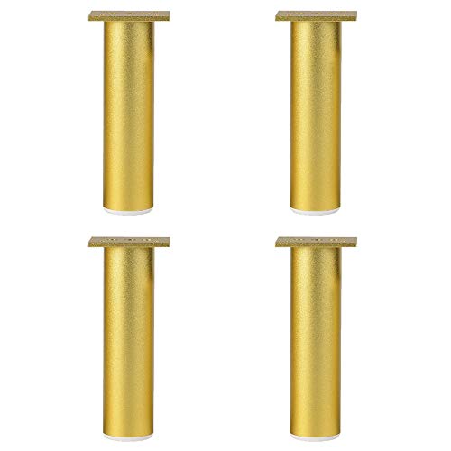 4 X MöBelfüßE,Verstellbare StüTzbeine,Zylindrischer MöBel Fuß Aus Aluminiumlegierung, FüR Sofa,Tisch,Bett,Fernsehschrank,MöBelbeine Mit Rutschfesten Polstern Rutschfest/golden / 15mm 4 X MöBelfüßE,Verstellbare StüTzbeine,Zylindrischer MöBel Fuß Aus Aluminiumlegierung, FüR Sofa,Tisch,Bett,Fernsehschrank,MöBelbeine Mit Rutschfesten Polstern Rutschfest/golden / 15mm von KLHGBH
