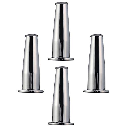 4 X MöBelfüßE,Verstellbare StüTzfüßE Aus Silber,MöBelbeine Aus Konischer Zinklegierung,Metallbeine FüR Tisch,Bett,Fernsehschrank,MöBel Fuß Mit Rutschfesten Matten Stumm/A / 10cm 4 X MöBelfüßE,Verstellbare StüTzfüßE Aus Silber,MöBelbeine Aus Konischer Zinklegierung,Metallbeine FüR Tisch,Bett,Fernsehschrank,MöBel Fuß Mit Rutschfesten Matten Stumm/A / 10cm von KLHGBH