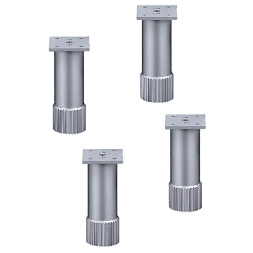 4x MöBelfüßE,MöBelbeine Aus Verdickter Aluminiumlegierung,Einstellbare Tv-SchrankstüTzfüßE,MetallmöBel Fuß,ErsatzfüßE Mit Rutschfesten Pvc-FußPolstern Stumm/Silber / 15cm 4x MöBelfüßE,MöBelbeine Aus Verdickter Aluminiumlegierung,Einstellbare Tv-SchrankstüTzfüßE,MetallmöBel Fuß,ErsatzfüßE Mit Rutschfesten Pvc-FußPolstern Stumm/Silber / 15cm von KLHGBH