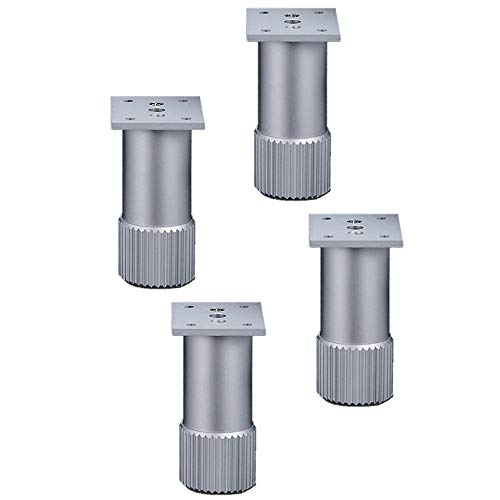 4x MöBelfüßE,MöBelbeine Aus Verdickter Aluminiumlegierung,Einstellbare Tv-SchrankstüTzfüßE,MetallmöBel Fuß,ErsatzfüßE Mit Rutschfesten Pvc-FußPolstern Stumm/Silber / 8cm 4x MöBelfüßE,MöBelbeine Aus Verdickter Aluminiumlegierung,Einstellbare Tv-SchrankstüTzfüßE,MetallmöBel Fuß,ErsatzfüßE Mit Rutschfesten Pvc-FußPolstern Stumm/Silber / 8cm von KLHGBH
