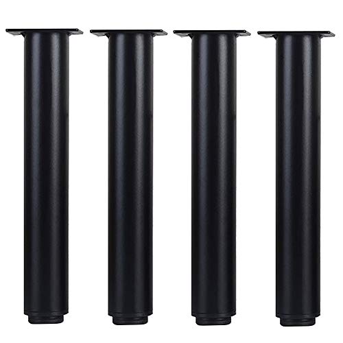 4x MöBelfüßE mit Einstellbarer HöHe,Sichere und Stabile Zylindrische MöBelstüTzfüßE,Verwendet FüR Sofa Schrank Schuhschrank/Schwarz / 18CM 4x MöBelfüßE mit Einstellbarer HöHe,Sichere und Stabile Zylindrische MöBelstüTzfüßE,Verwendet FüR Sofa Schrank Schuhschrank/Schwarz / 18CM von KLHGBH