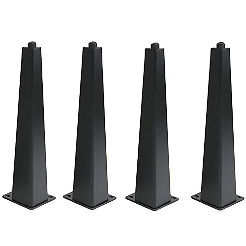 4x Tischbeine aus Aluminiumlegierung,Sich VerjüNgende Sofa Beine mit Rutschfesten Fuß Polstern,Verwendet FüR TV-SchräNke BadezimmerschräNke/Schwarz / 30cm 4x Tischbeine aus Aluminiumlegierung,Sich VerjüNgende Sofa Beine mit Rutschfesten Fuß Polstern,Verwendet FüR TV-SchräNke BadezimmerschräNke/Schwarz / 30cm von KLHGBH