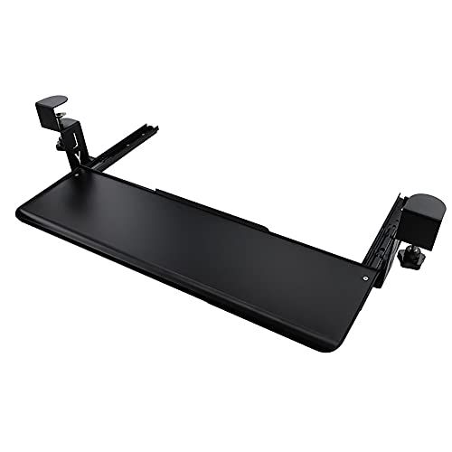 Computer-Desktop-Tastaturhalterung,Leises Ausziehbares Tastaturfach aus Push-Pull-Stahl,Mehr Platz auf Dem Desktop Ergonomisches Design Einfache Bedienung/Schwarz / 60x20cm Computer-Desktop-Tastaturhalterung,Leises Ausziehbares Tastaturfach aus Push-Pull-Stahl,Mehr Platz auf Dem Desktop Ergonomisches Design Einfache Bedienung/Schwarz / 60x20cm von KLHGBH