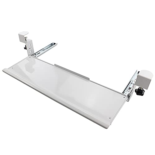 Computer-Desktop-Tastaturhalterung,Leises Ausziehbares Tastaturfach aus Push-Pull-Stahl,Mehr Platz auf Dem Desktop Ergonomisches Design Einfache Bedienung/Weiß / 60x20cm Computer-Desktop-Tastaturhalterung,Leises Ausziehbares Tastaturfach aus Push-Pull-Stahl,Mehr Platz auf Dem Desktop Ergonomisches Design Einfache Bedienung/Weiß / 60x20cm von KLHGBH