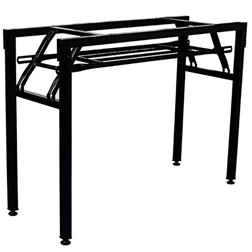 Doppelte Klapptischbeine,Tragbarer Eisentischständer,Verwendet FüR Tische im Freien Lesetische Esstische/Schwarz / 36x100x72cm Doppelte Klapptischbeine,Tragbarer Eisentischständer,Verwendet FüR Tische im Freien Lesetische Esstische/Schwarz / 36x100x72cm von KLHGBH