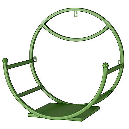 Einfaches Wandregal,an Der Wand Montierte Dekorative Industrieregale aus Metall FüR Wohnzimmer und Schlafzimmer/Grün / 35cm Einfaches Wandregal,an Der Wand Montierte Dekorative Industrieregale aus Metall FüR Wohnzimmer und Schlafzimmer/Grün / 35cm von KLHGBH