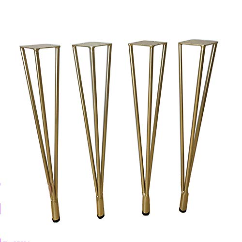 Eisen Kunst Tischbeine,4 Möbel Belbeine,Hochtemperatur-Lackierung, Langlebig et Korrosionsbeständig,Verschiedene Größen,Geeignet FüR Couchtische,Computertische/Gold / 70cm Eisen Kunst Tischbeine,4 Möbel Belbeine,Hochtemperatur-Lackierung, Langlebig et Korrosionsbeständig,Verschiedene Größen,Geeignet FüR Couchtische,Computertische/Gold / 70cm von KLHGBH