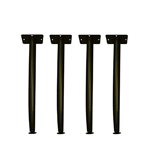 Eisentischbeine,MöBelbeine,möbelfüße couchtisch,Möbel Metall Tisch Beine(4 StüCk 72 Cm Hoch),Zwei Modelle Sind ErhäLtlich 1 / Schwarz / 72CM von KLHGBH