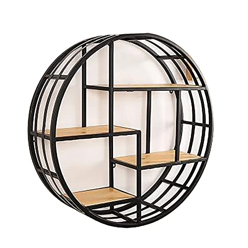 Hintergrund Wanddekoration Regal,Wandmontage Einheit Display Rack mit Guter LuftdurchläSsigkeit,aus Eisen und Massivholz,Gute PraktikabilitäT/Schwarz / 70cm Hintergrund Wanddekoration Regal,Wandmontage Einheit Display Rack mit Guter LuftdurchläSsigkeit,aus Eisen und Massivholz,Gute PraktikabilitäT/Schwarz / 70cm von KLHGBH