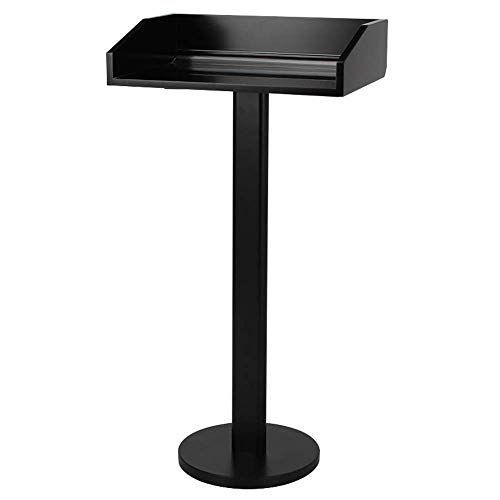 KLHGBH Lectern Podium,Training Podium with Large Table Top and round Foot Base,Very Suitable for School Organization Company Meeting Lectures/Black/One Size KLHGBH Lectern Podium,Training Podium with Large Table Top and round Foot Base,Very Suitable for School Organization Company Meeting Lectures/Black/One Size von KLHGBH