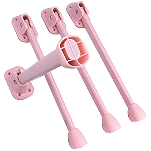 Klappbare Möbelfüße,Möbel Metall Tisch Beine,4er-Set,Bemalte Eisenrohre,Verwendet FüR Kleine Tische,Laptoptische,Schreibtische,Esstische (28cm/11in) / Rosa / 28cm von KLHGBH