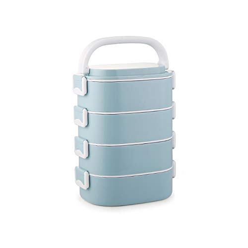 Lunchbox 750ML Bento Box mit Isoliertem Lunchbag 4 Schichten Stapelbar FüR Kinder Erwachsene Tragbarer LebensmittelbehäLter/C/Abschnitt a Lunchbox 750ML Bento Box mit Isoliertem Lunchbag 4 Schichten Stapelbar FüR Kinder Erwachsene Tragbarer LebensmittelbehäLter/C/Abschnitt a von KLHGBH